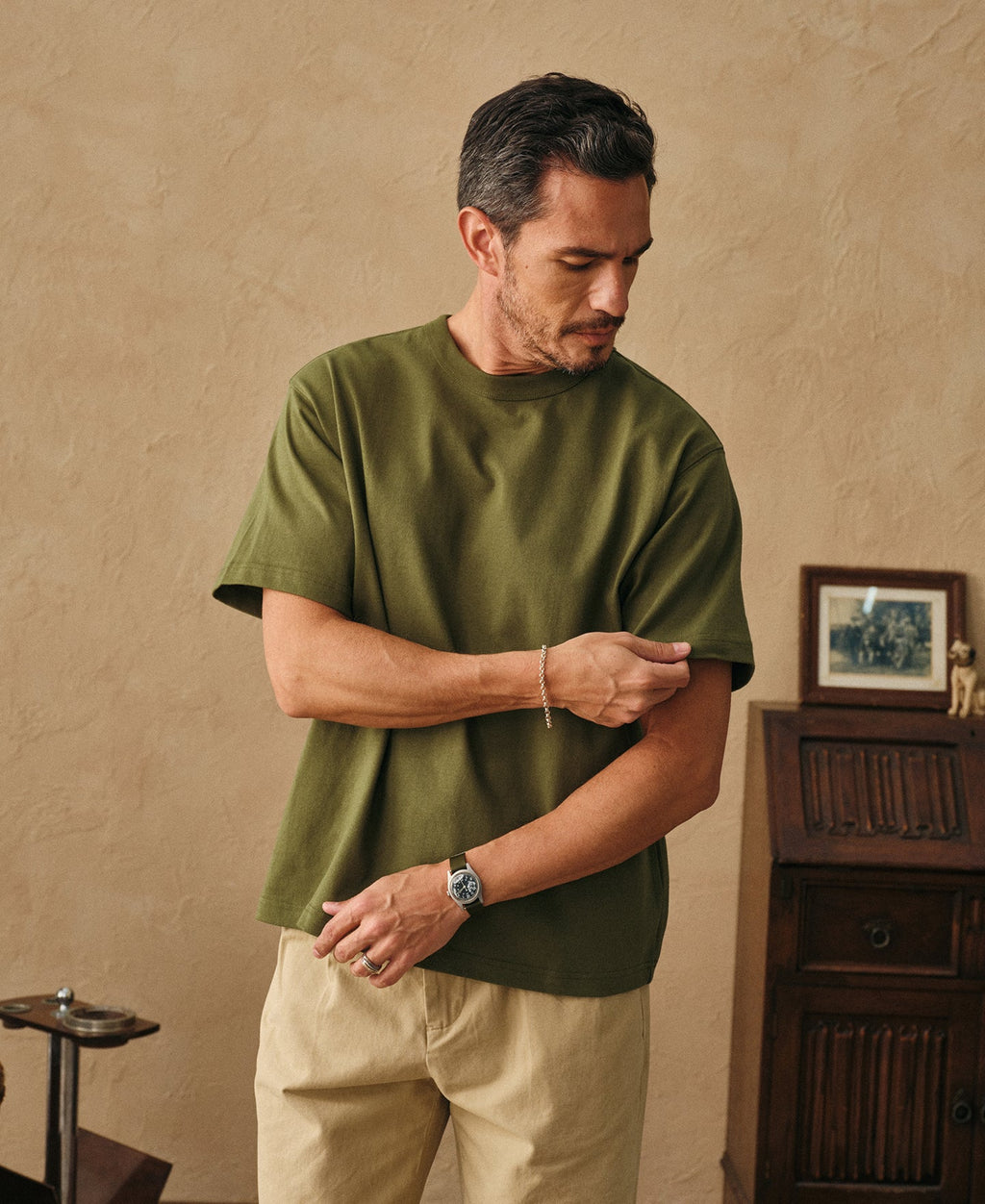 1990s Heavyweight Cotton Jersey Boxy T-Shirt