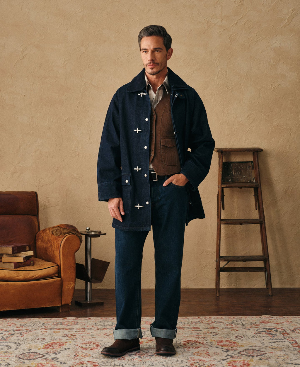 Denim Fireman's Jacket