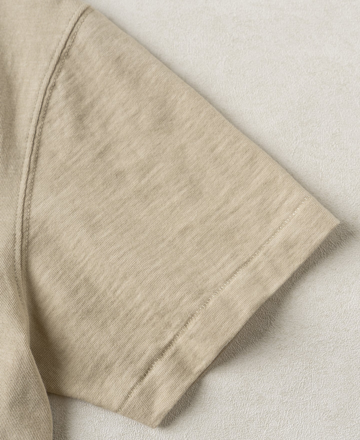Classic Fit Loopwheel Slub Cotton T-Shirt