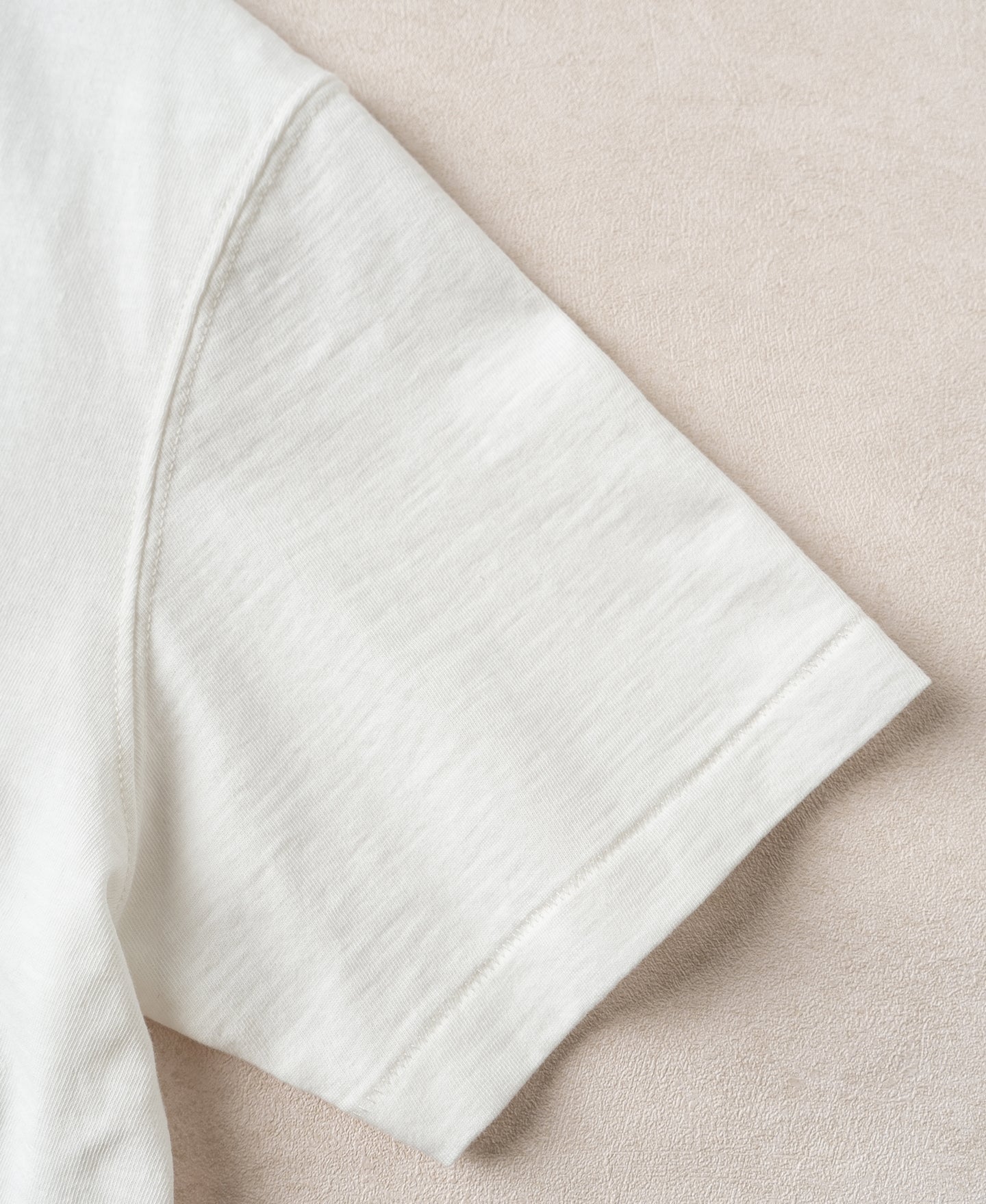 Classic Fit Loopwheel Slub Cotton T-Shirt