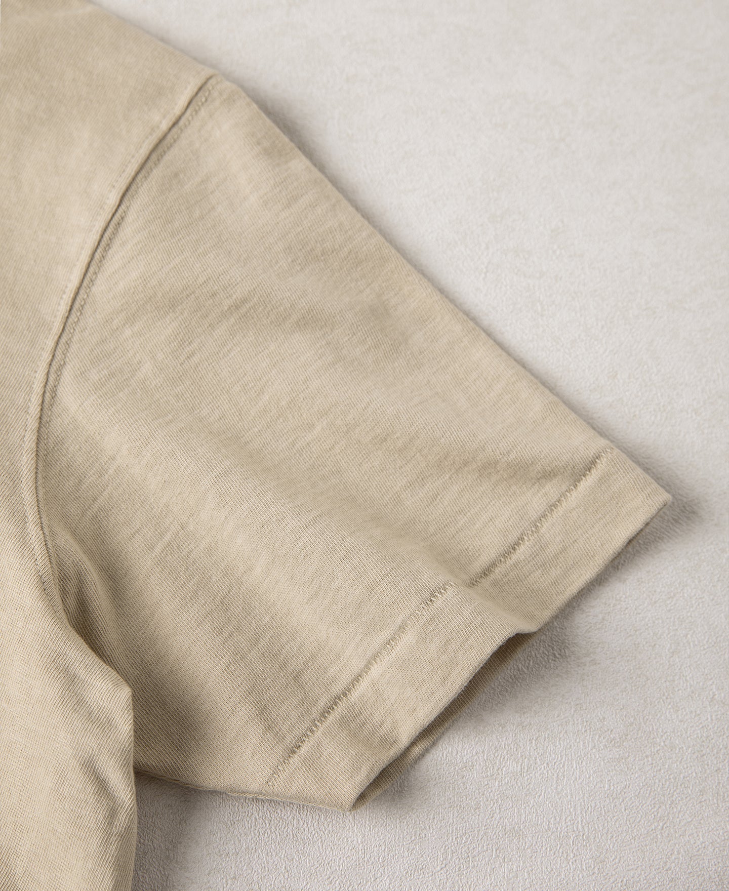 Classic Fit Loopwheel Slub Cotton Pocket T-Shirt