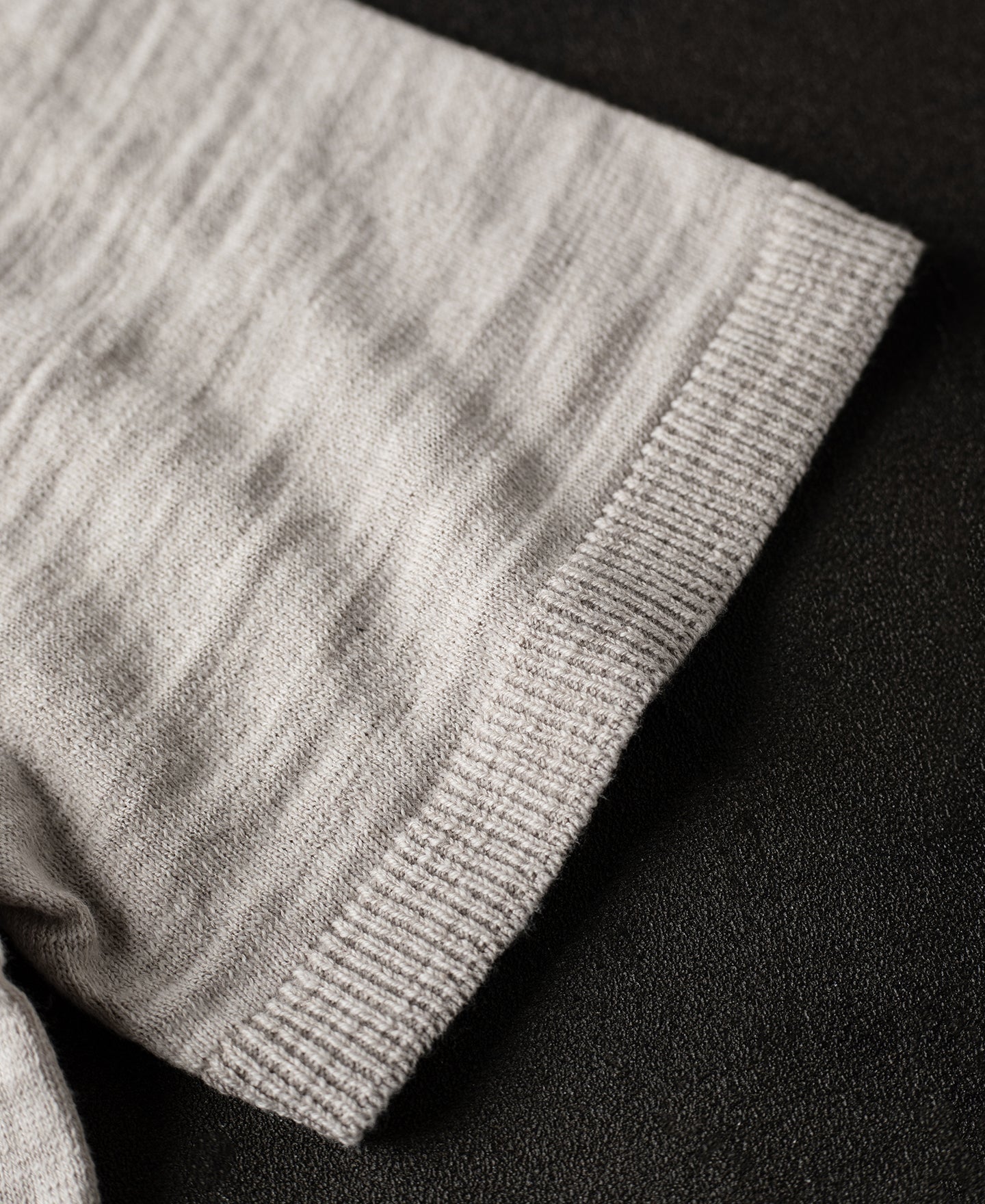 Lightweight Slub Cotton Knit Polo