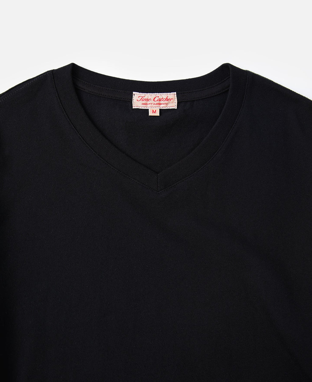 Classic Fit V-Neck Tubular Cotton T-Shirt