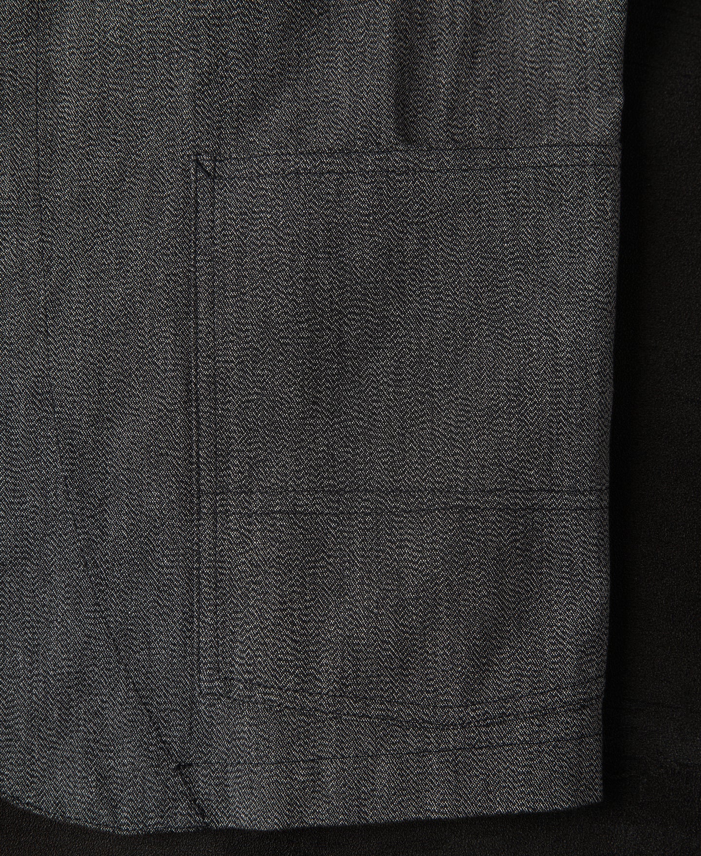 Black Chambray Work Jacket