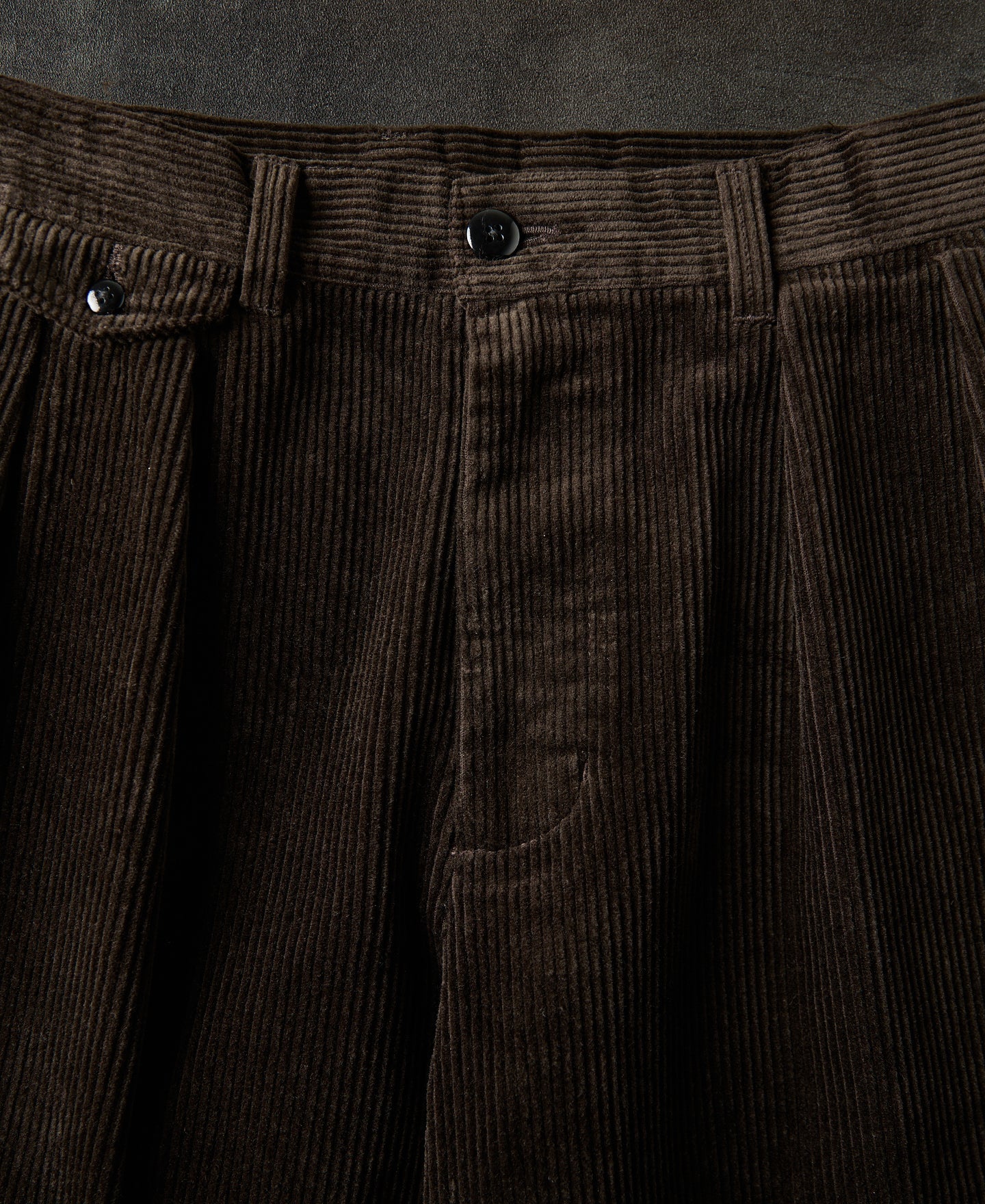 1960s Double Pleated Corduroy Trousers